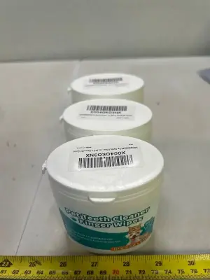 3 ct pet cleaner finger wipes