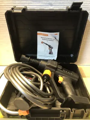 Portable electric car washing machine missing charging cord