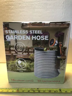 Stainless steel garden hose