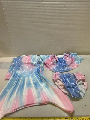 mermaid tail swimsuit needs washed