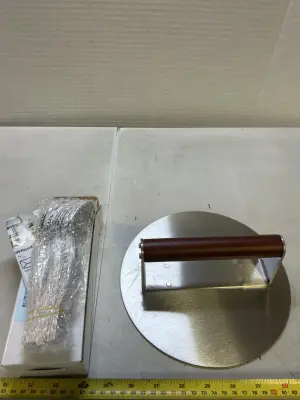 silverware and burger smasher