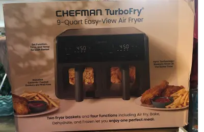 Chef man turbo fry 9quart air fryer