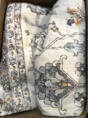 Unknown size area rug
