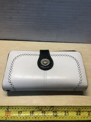 White and black wallet