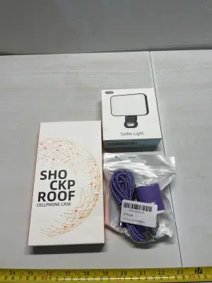selfie light , charger, cellphone case