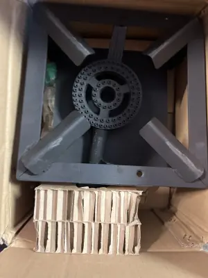 Cast iron burner 14.6 x11 x 6.5