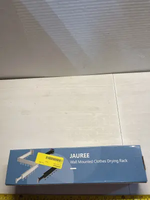 Wall mounted clothes drying rack