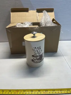 kitchen appliance storage tin