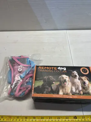 remote dog training collar, 2ct small dog harness