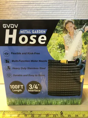 100ft metal garden hose