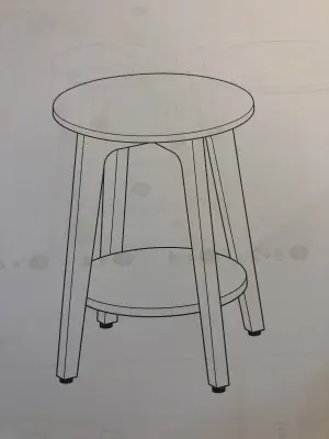 Round end table