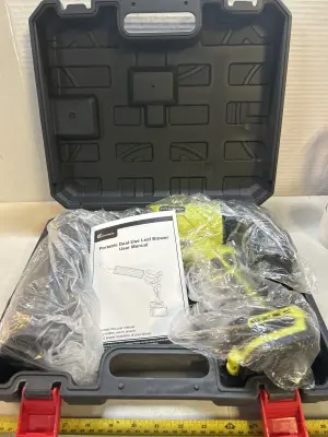 portable leaf blower missing battery