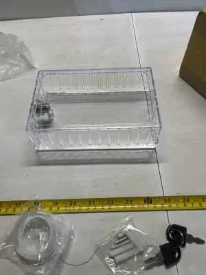 2ct transparent lock box