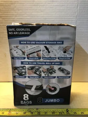 8 jumbo vacuum seal storage bags