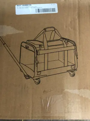 Pet carrier with wheels