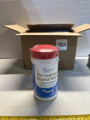6ct 70% isopropyl alcohol wipes