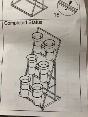 Plant stand with planters