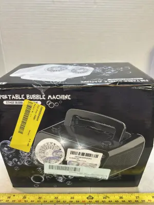 portable bubble machine untested as is
