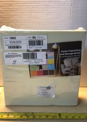 Home organizing storage boxes