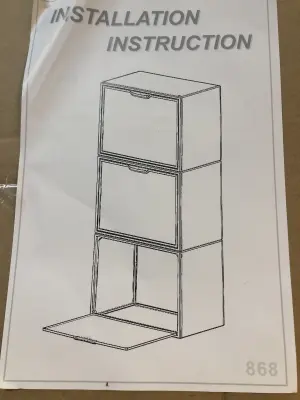2 boxes clear plastic organizer
