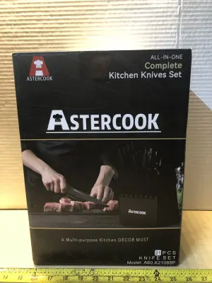 Astercook 21pc knife set