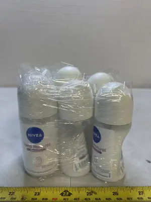 6 ct NIVEA roll on deodorant
