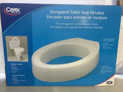 elevated toilet seat carex