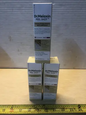 3 boxes 2.7oz Dr melaxin peel shot exfoliating rice ampoule