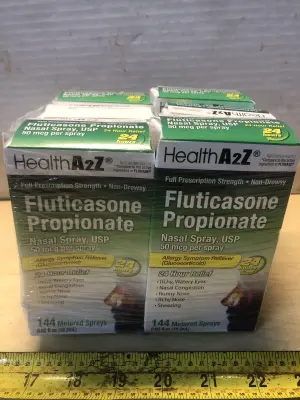6 boxes Health A2Z fluticasone propionate