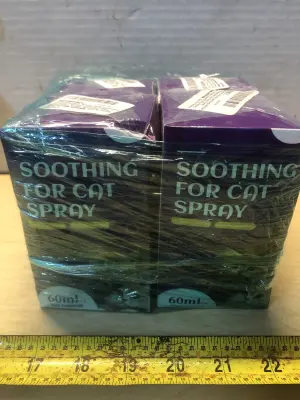 4 boxes soothing cat spray