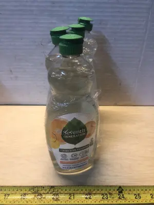 4 bottles 19oz seventh generation dish liquid