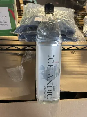 lot of Icelandic glacial water