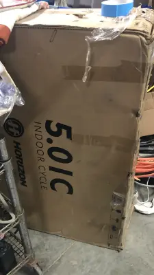 5.0IC indoor cycle Horizon fitness as is untested