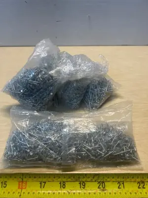 Bags of nails Philips flat head wood screws (4pks)