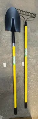 Shovel and rake
