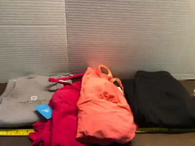 Women’s xs tshirt 2 swimsuits and pants