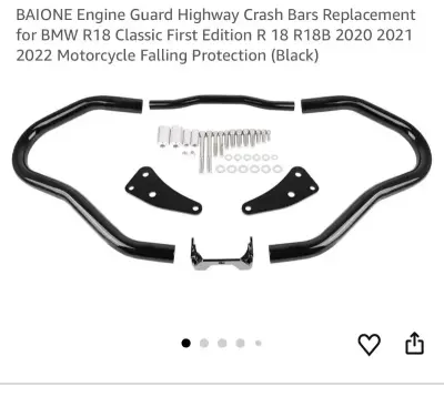 BMW R18 highway crash bars 2020-2022