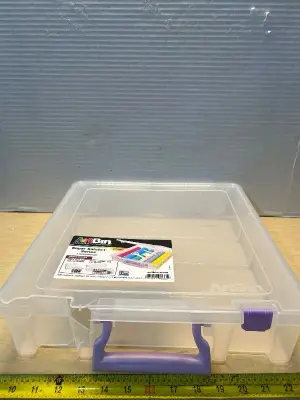 Storage container (cracked /missing left tab)