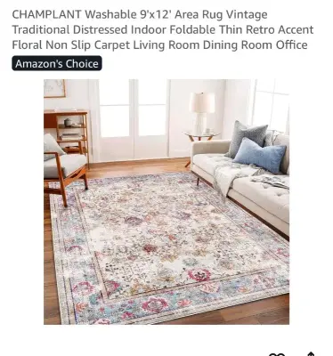 9’x12’ area rug