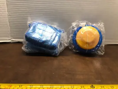 Yoga ball unknown size and manual air pump