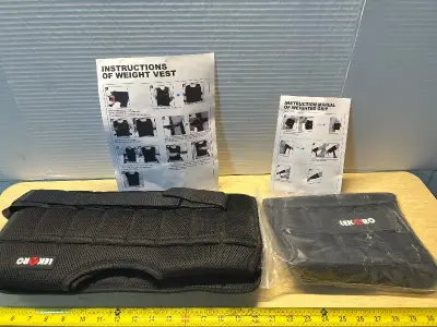 Weighted vest and weighted grip