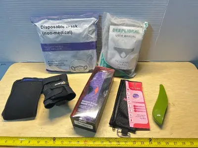 Cold/hot therapy wrap,knee pad/brace, disposable masks, hernia belt , sleep mask and Portable Women’s Urinal  Stand & Go Tool