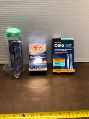 Orthodontics kit, mouth guards, colo test