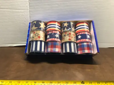12 ct Fourth of July ribbon