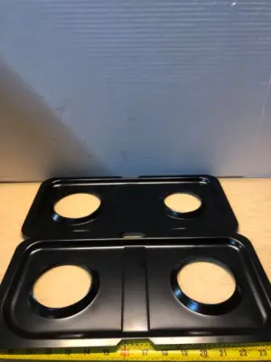 Baquler 2 Pcs Burner Drip Pans