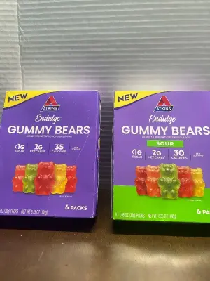 2ct 6 packs adkins gummy bears