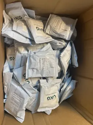 huge lot of individual packs of 100% Colombian gourmet coffee