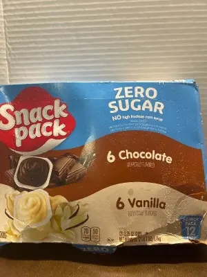 12 pack of sugar free snack pack pudding