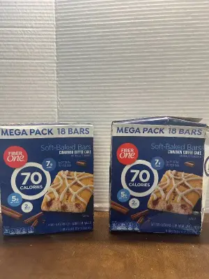 2 ct 18 pack fiber one coffee cakes