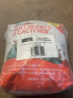 2 packs of succulents and cacti soil mix
